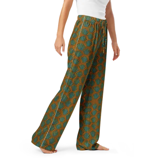 Gilded Fanfare on a Women's Pajama Pants