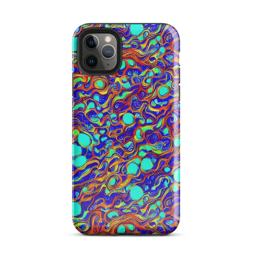 Aqua Flame on a Tough Case for iPhone®