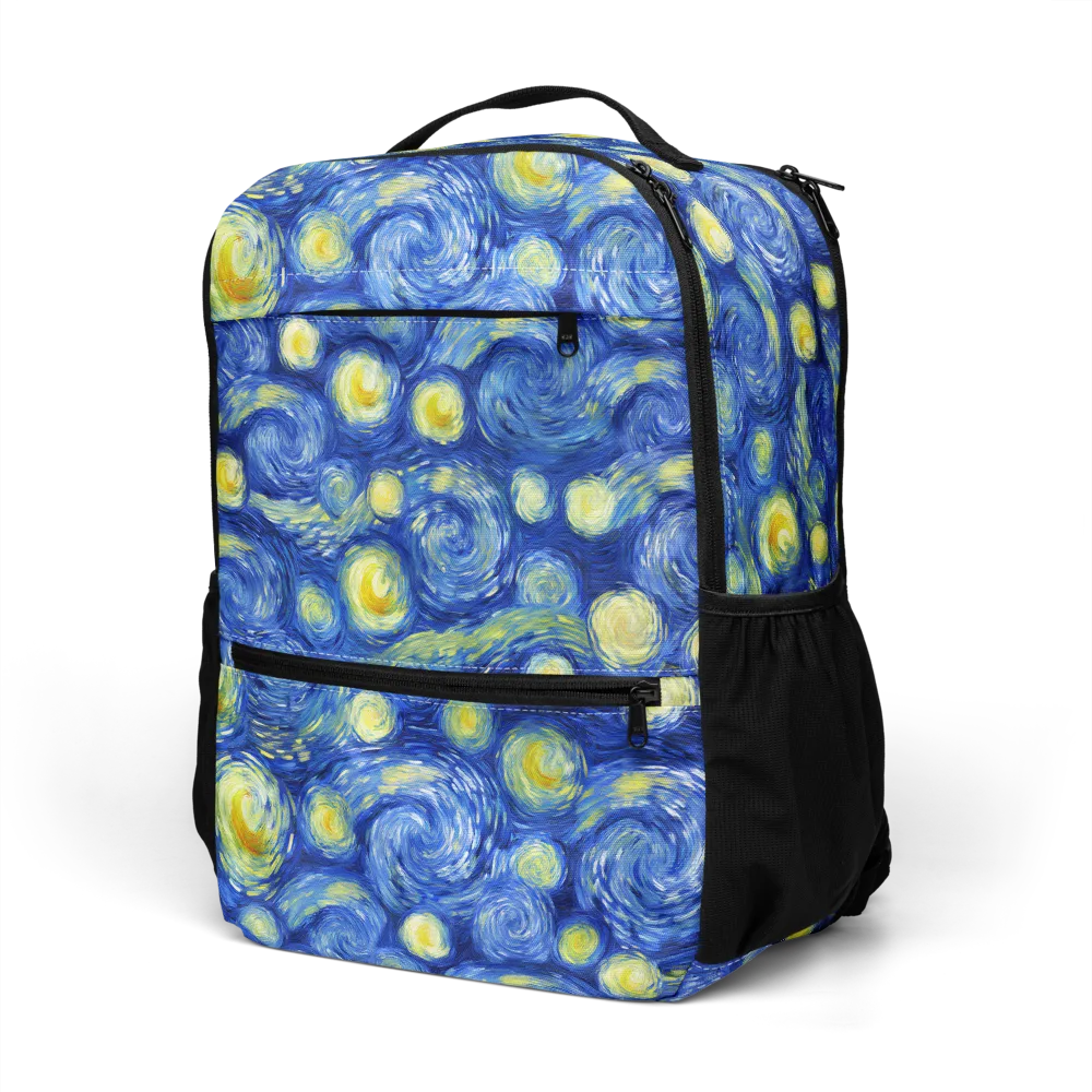 Cobalt Stardrift on Utility Backpack — Left Front