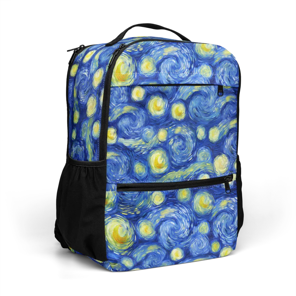 Cobalt Stardrift on Utility Backpack — Right Front