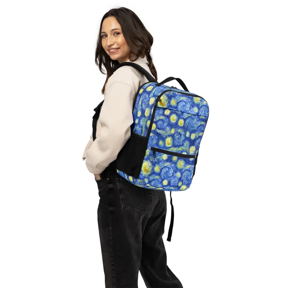 Cobalt Stardrift on Utility Backpack — Back