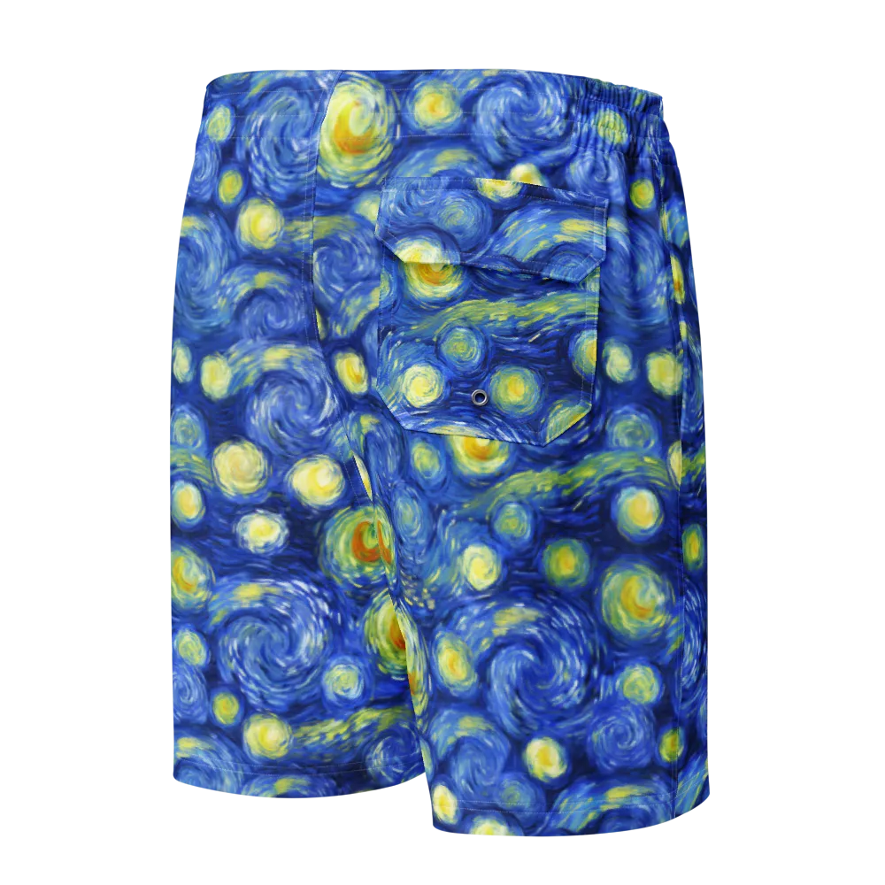 Cobalt Stardrift on Men's Board Shorts — Back