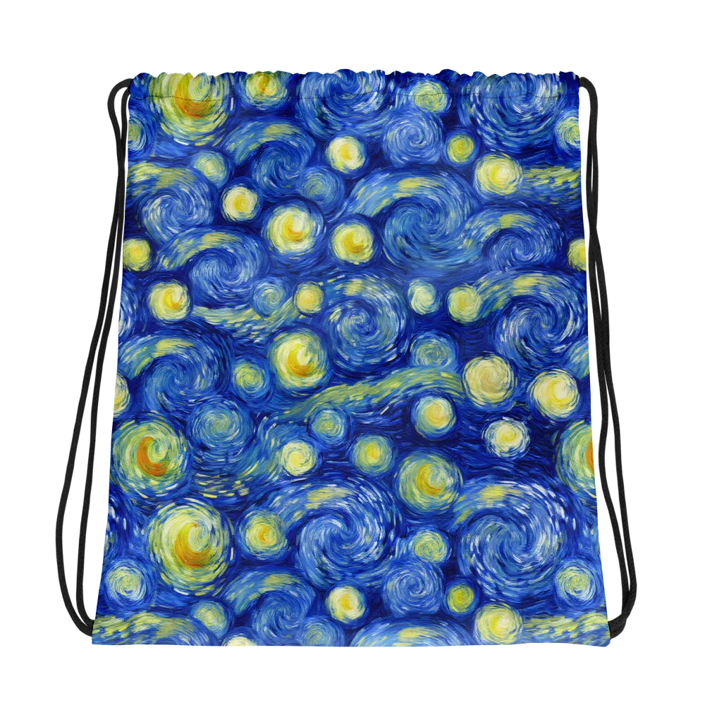 Cobalt Stardrift on Drawstring Bag — Photo