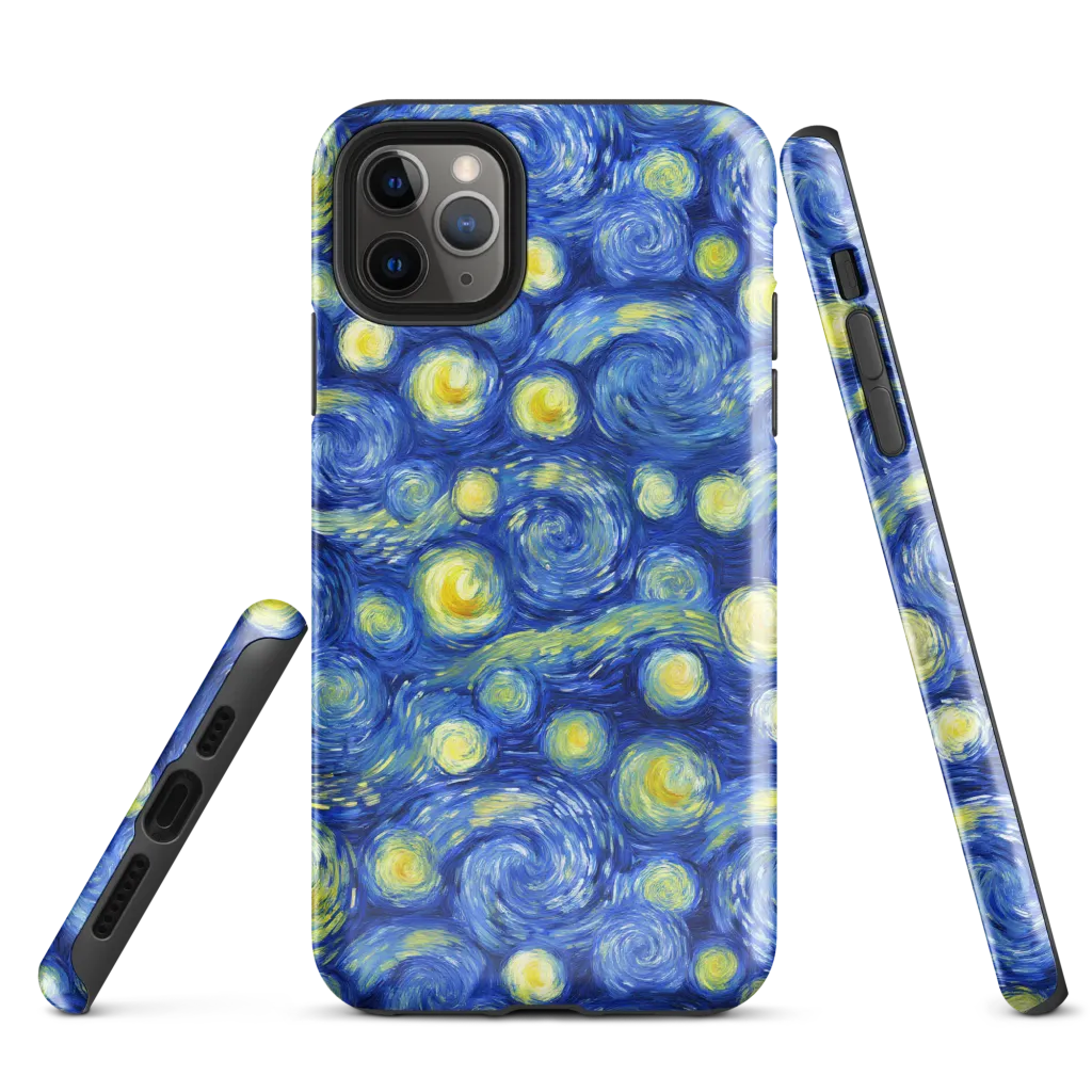 Cobalt Stardrift on Tough Case for iPhone® — Front