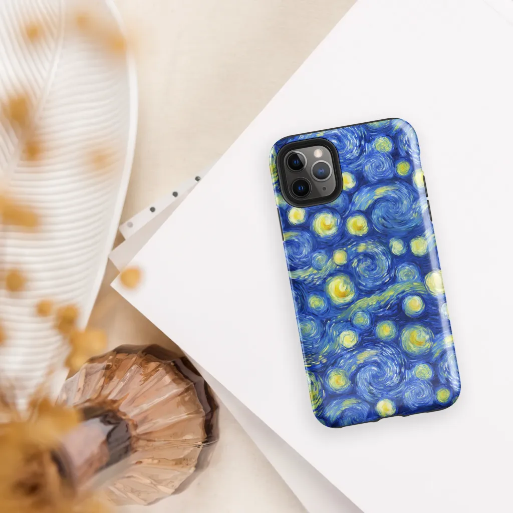 Cobalt Stardrift on Tough Case for iPhone® — Front