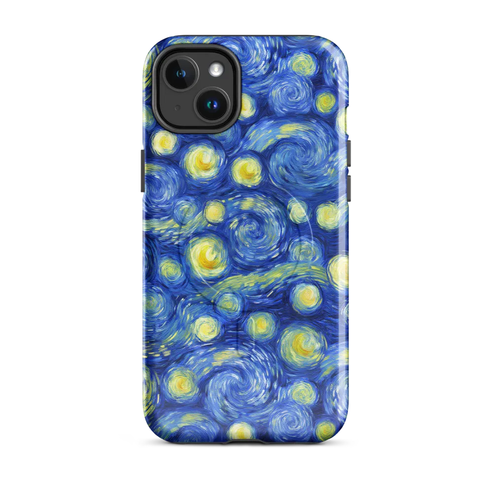 Cobalt Stardrift on MagSafe Tough Case for iPhone® — Front