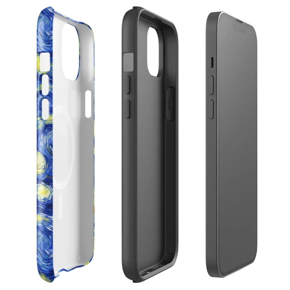 Cobalt Stardrift on MagSafe Tough Case for iPhone® — Front