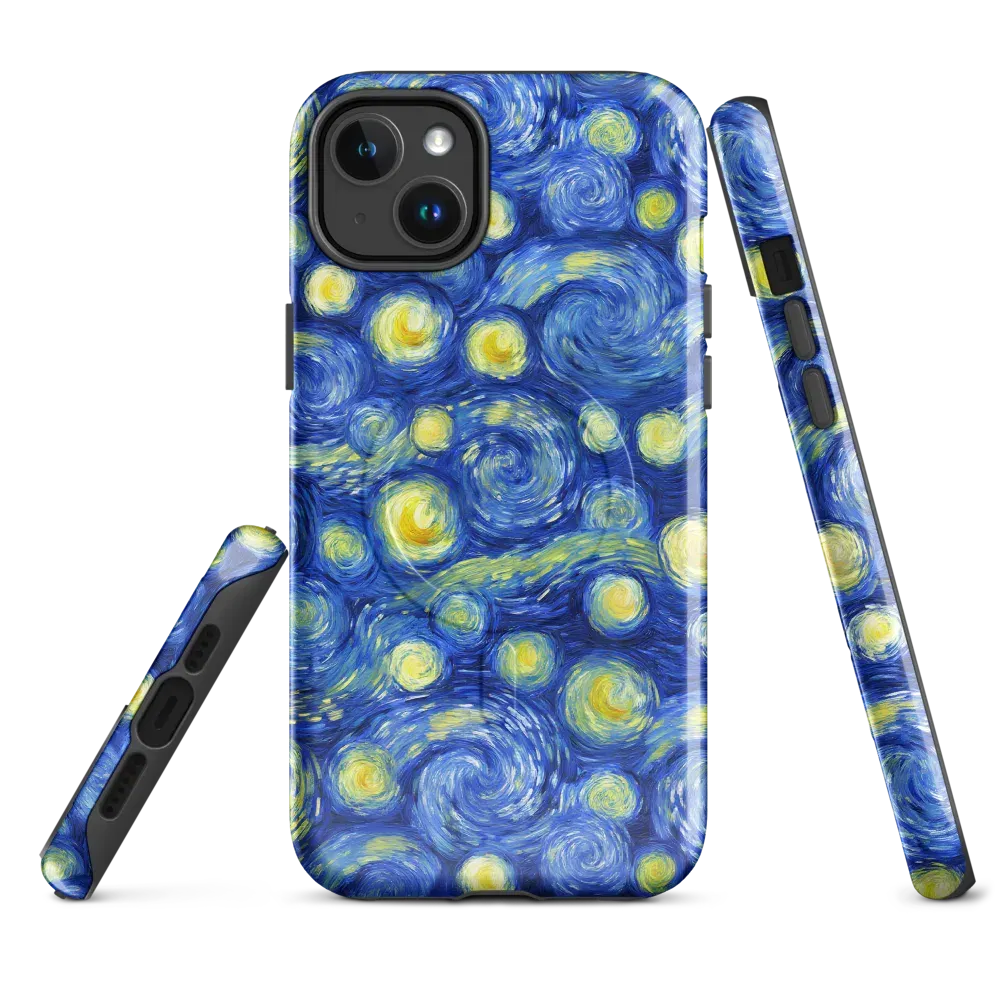 Cobalt Stardrift on MagSafe Tough Case for iPhone® — Front