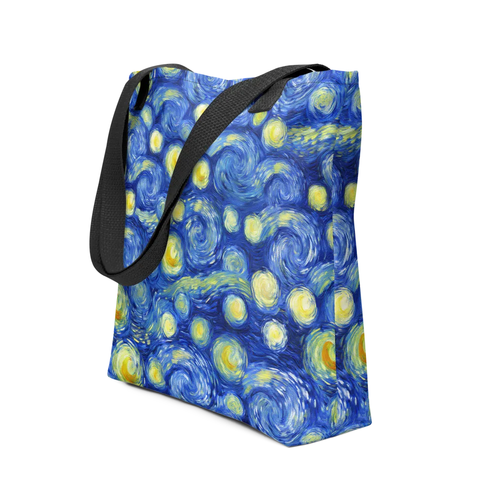 Cobalt Stardrift on Tote Bag — Front