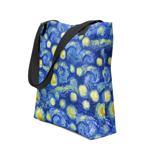 Cobalt Stardrift on a Tote Bag