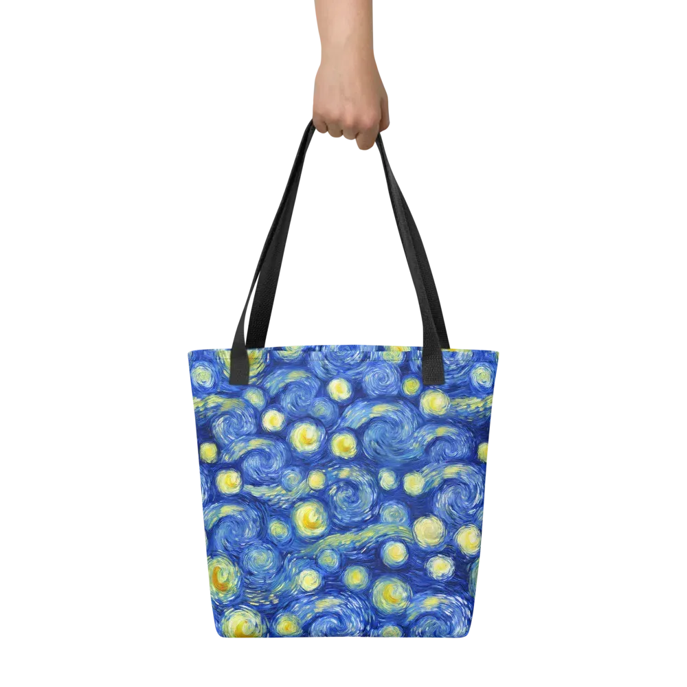 Cobalt Stardrift on Tote Bag — Front