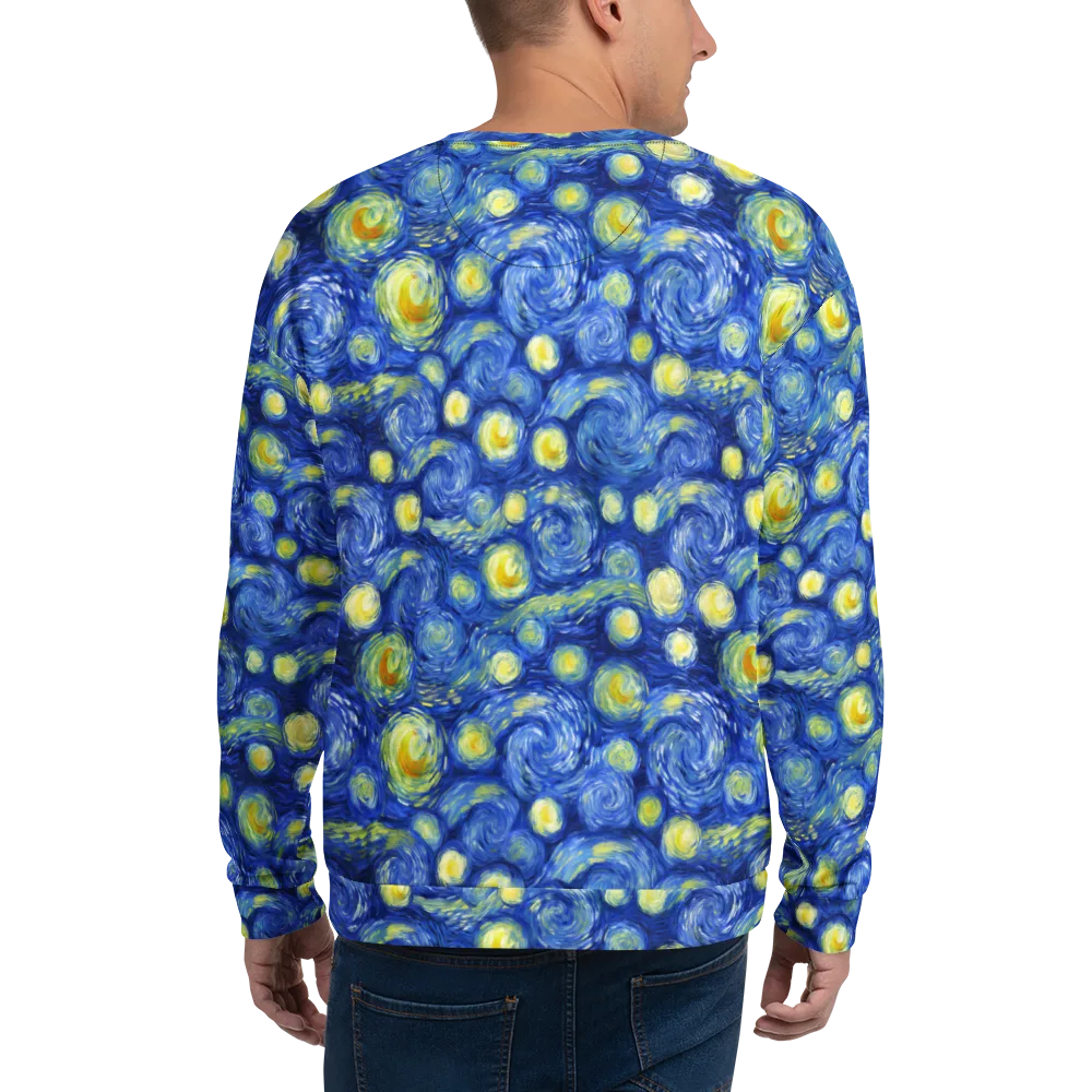 Cobalt Stardrift on Sweatshirt — Back