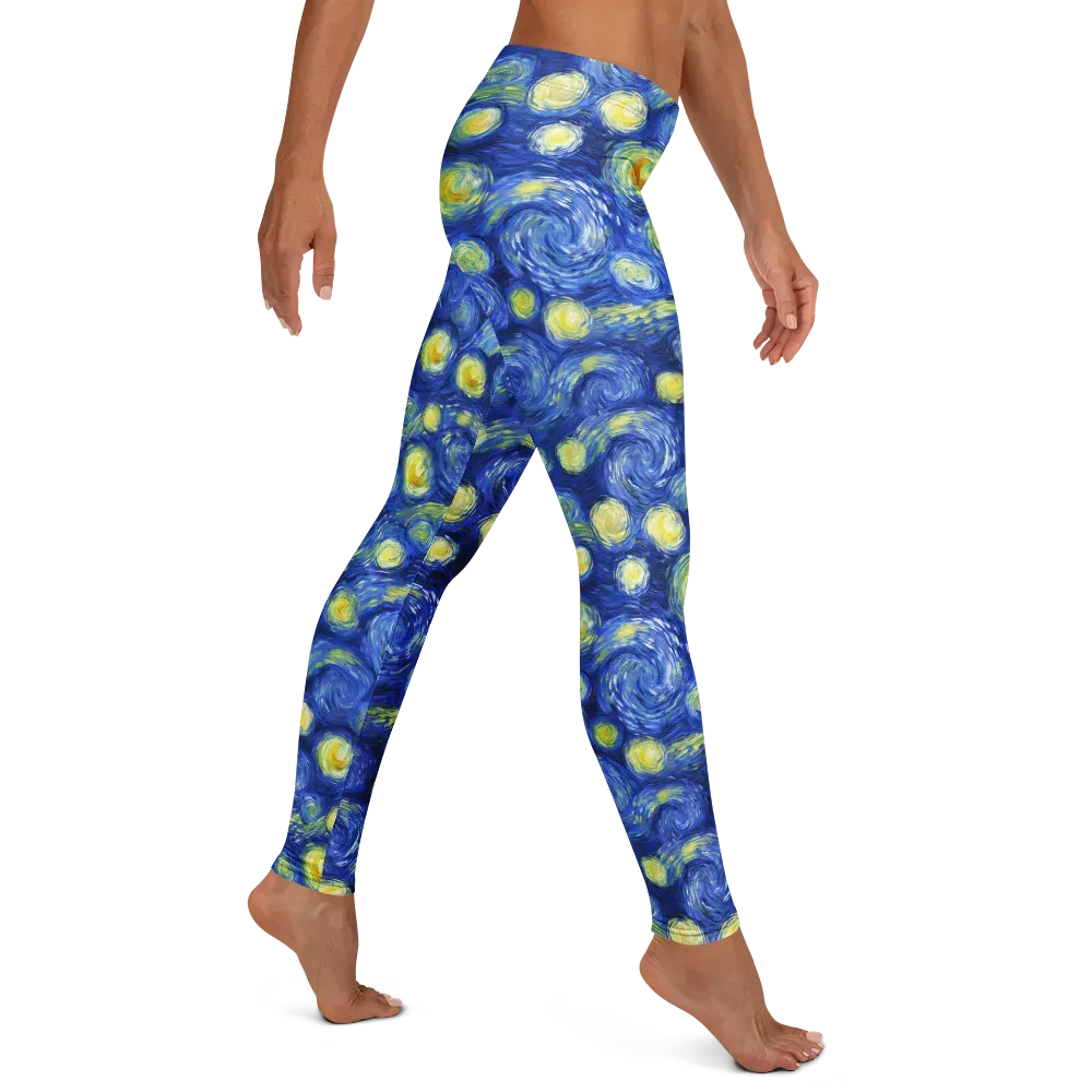 Cobalt Stardrift on Leggings — Right