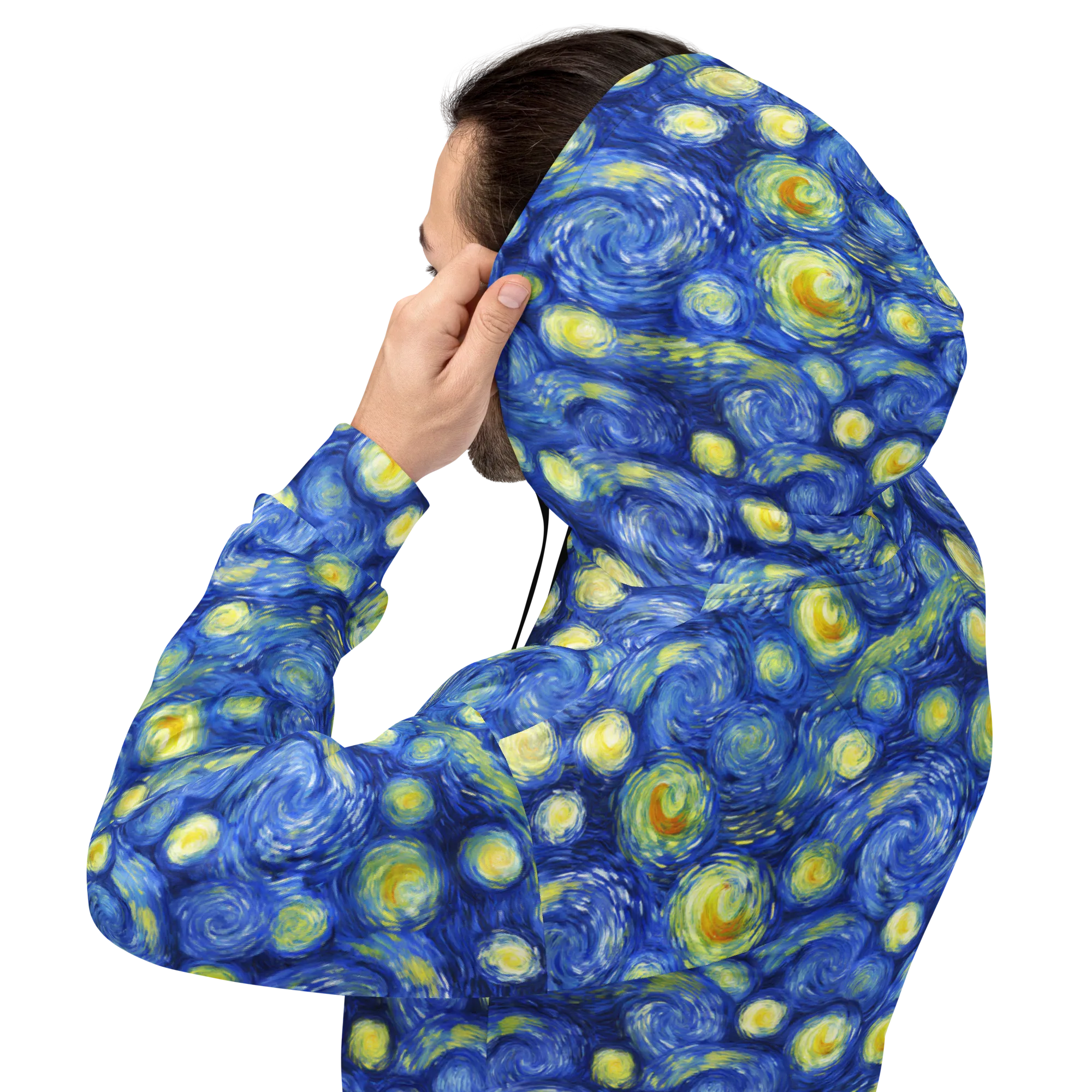 Cobalt Stardrift on Hoodie — Back