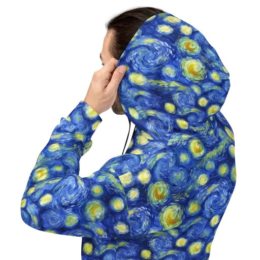 Cobalt Stardrift Hoodie on model