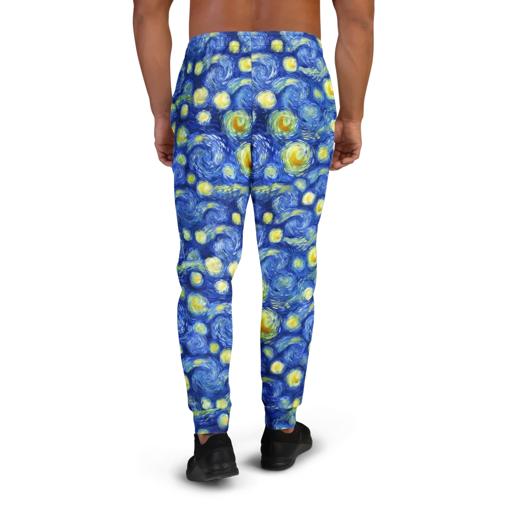 Cobalt Stardrift on Men's Joggers — Back
