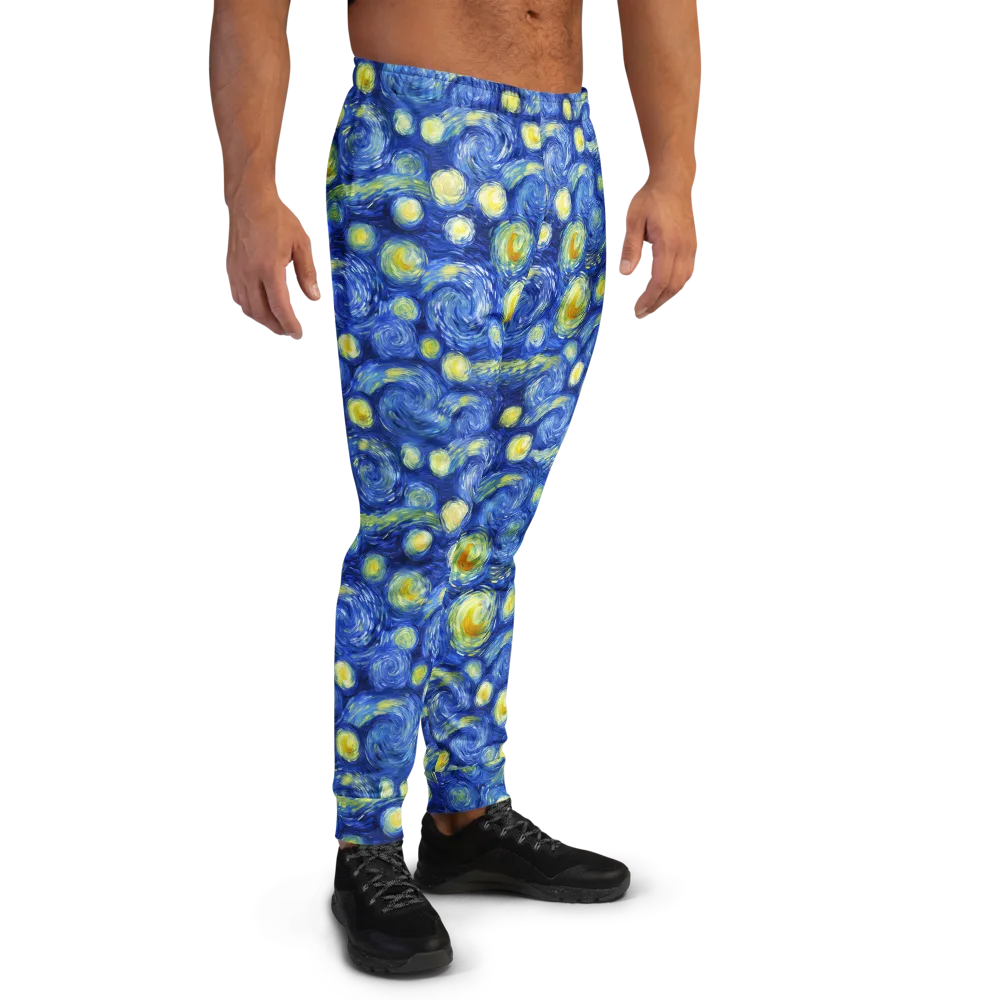Cobalt Stardrift on Men's Joggers — Right