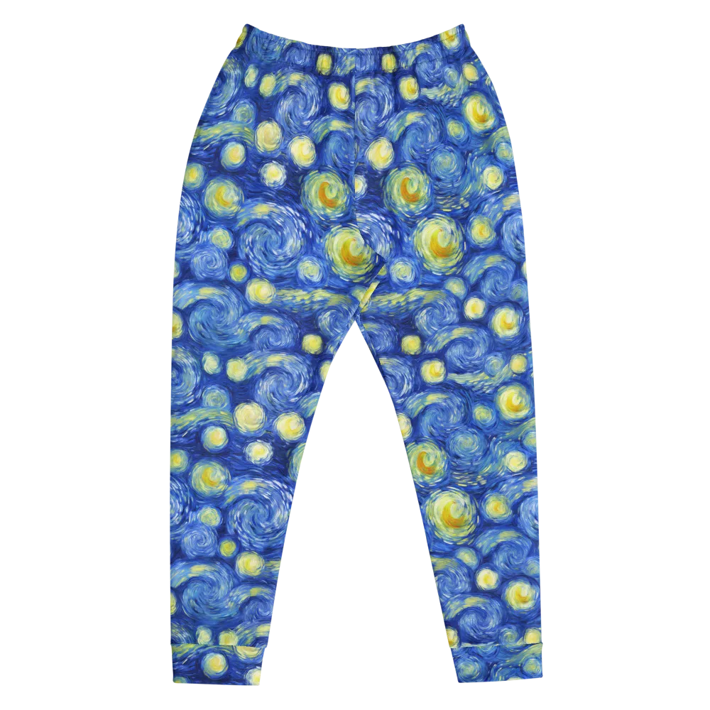 Cobalt Stardrift on Men's Joggers — Front
