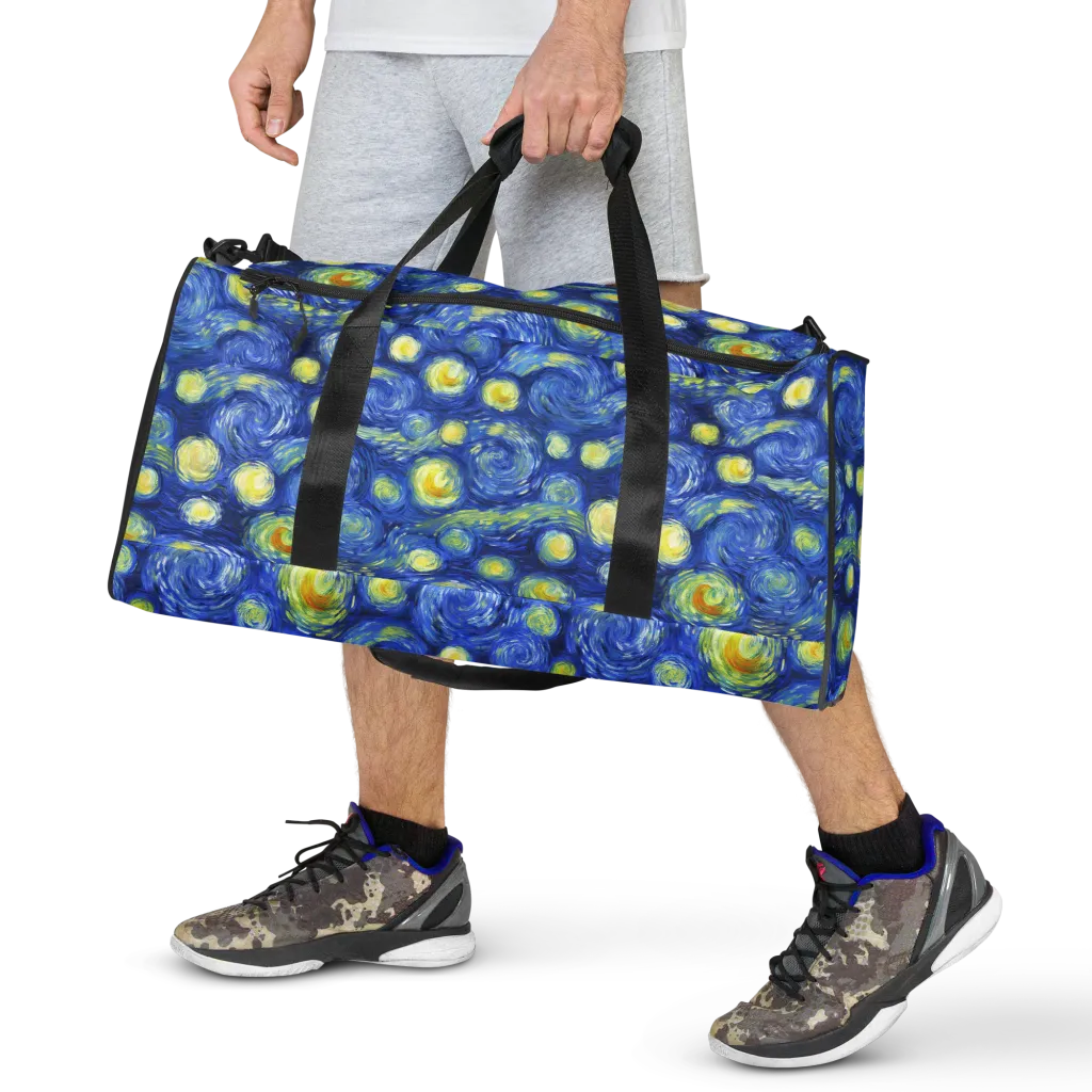 Cobalt Stardrift on Duffle Bag — Front