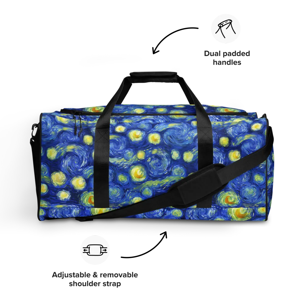 Cobalt Stardrift on Duffle Bag — Front