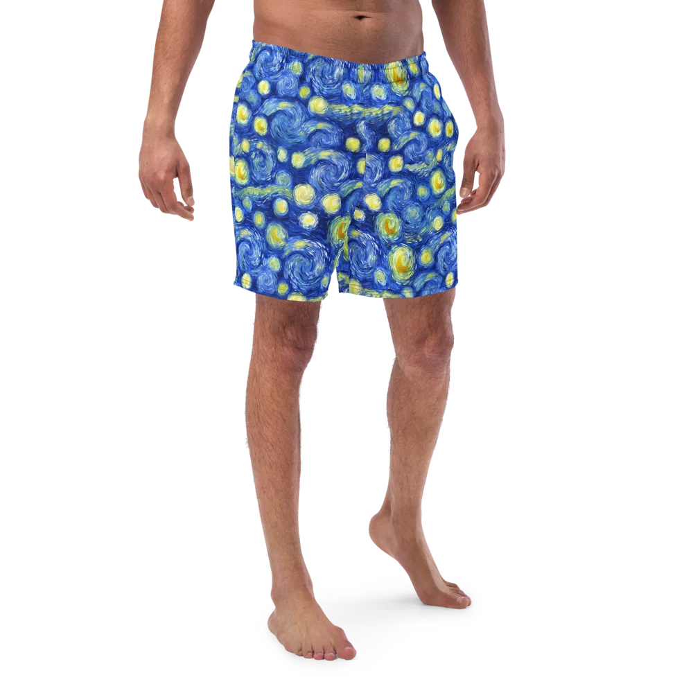 Cobalt Stardrift on Swim Trunks — Front