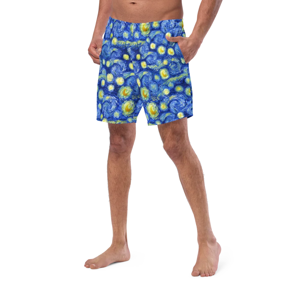 Cobalt Stardrift on Swim Trunks — Left Front