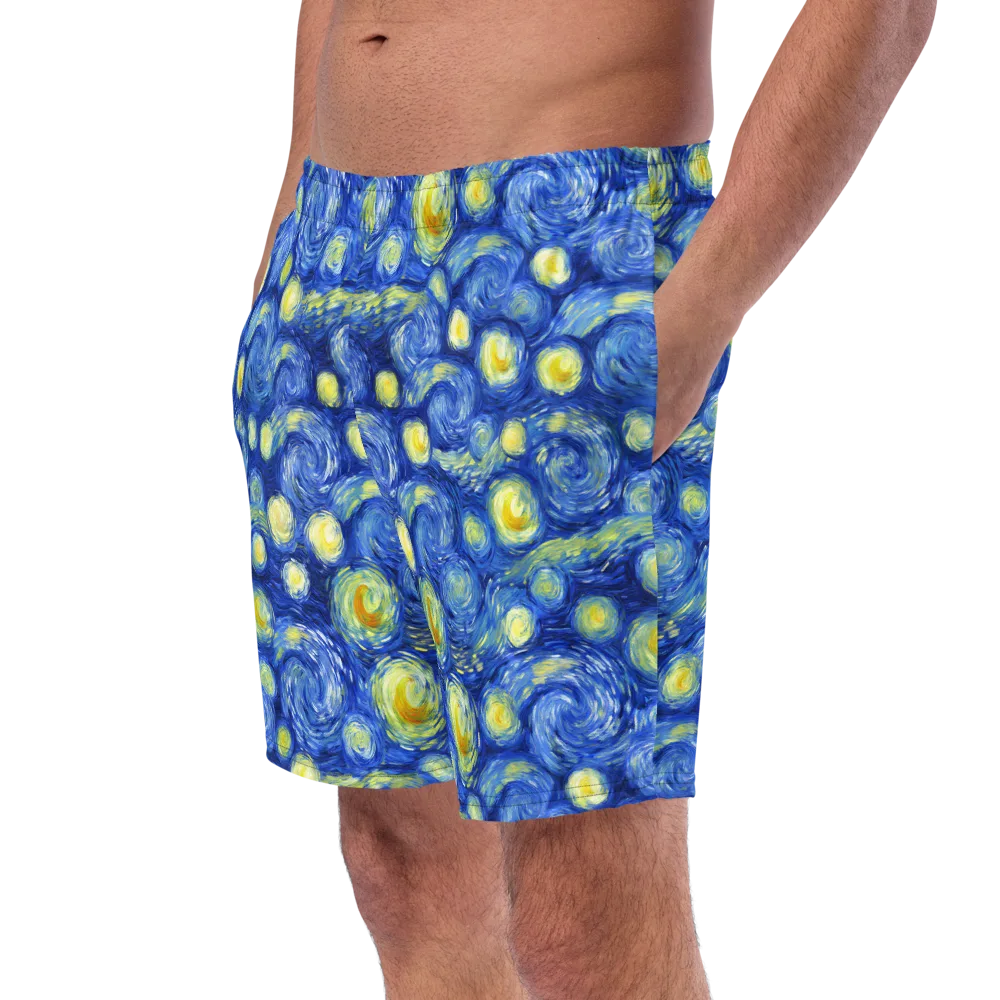 Cobalt Stardrift on Swim Trunks — Left Front