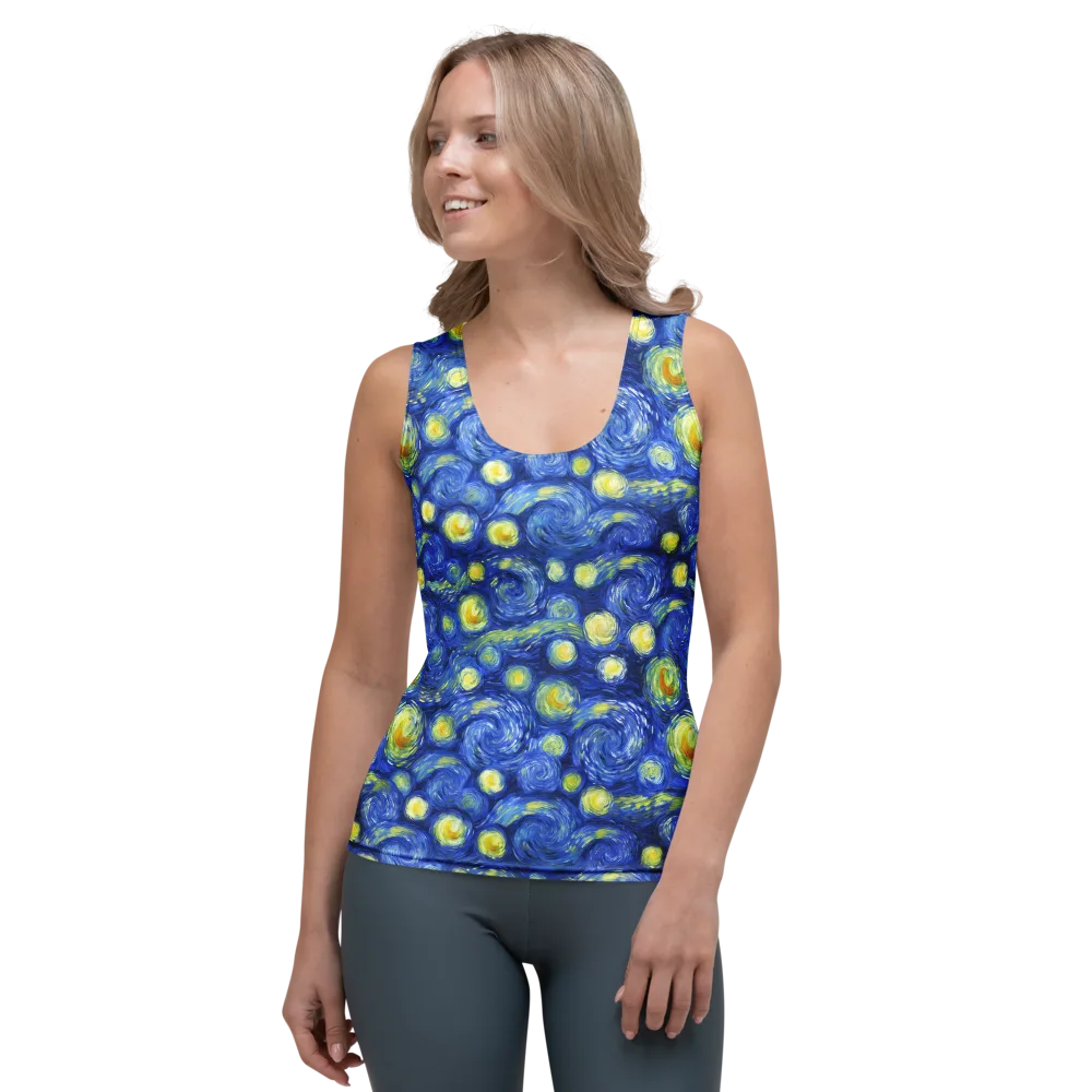 Cobalt Stardrift on Women's Tank Top — Front