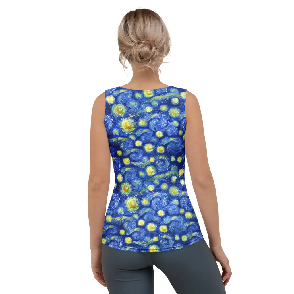 Cobalt Stardrift on Women's Tank Top — Back