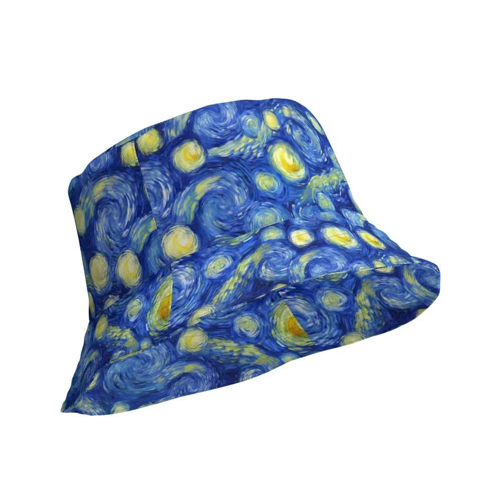 Cobalt Stardrift on Reversible Bucket Hat — Product details Outside