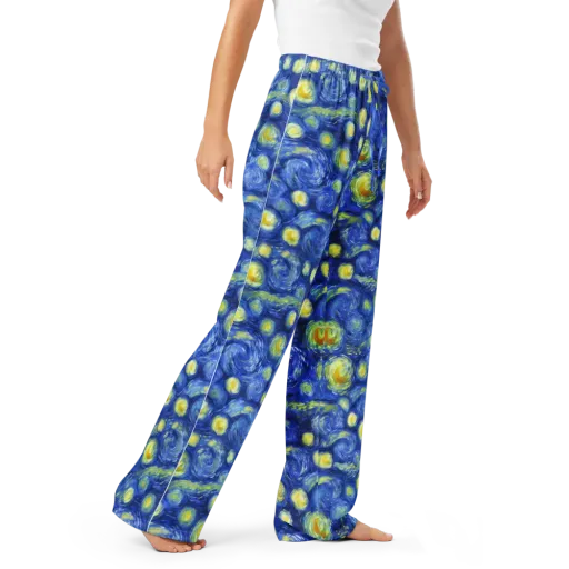 Cobalt Stardrift on a Women's Pajama Pants