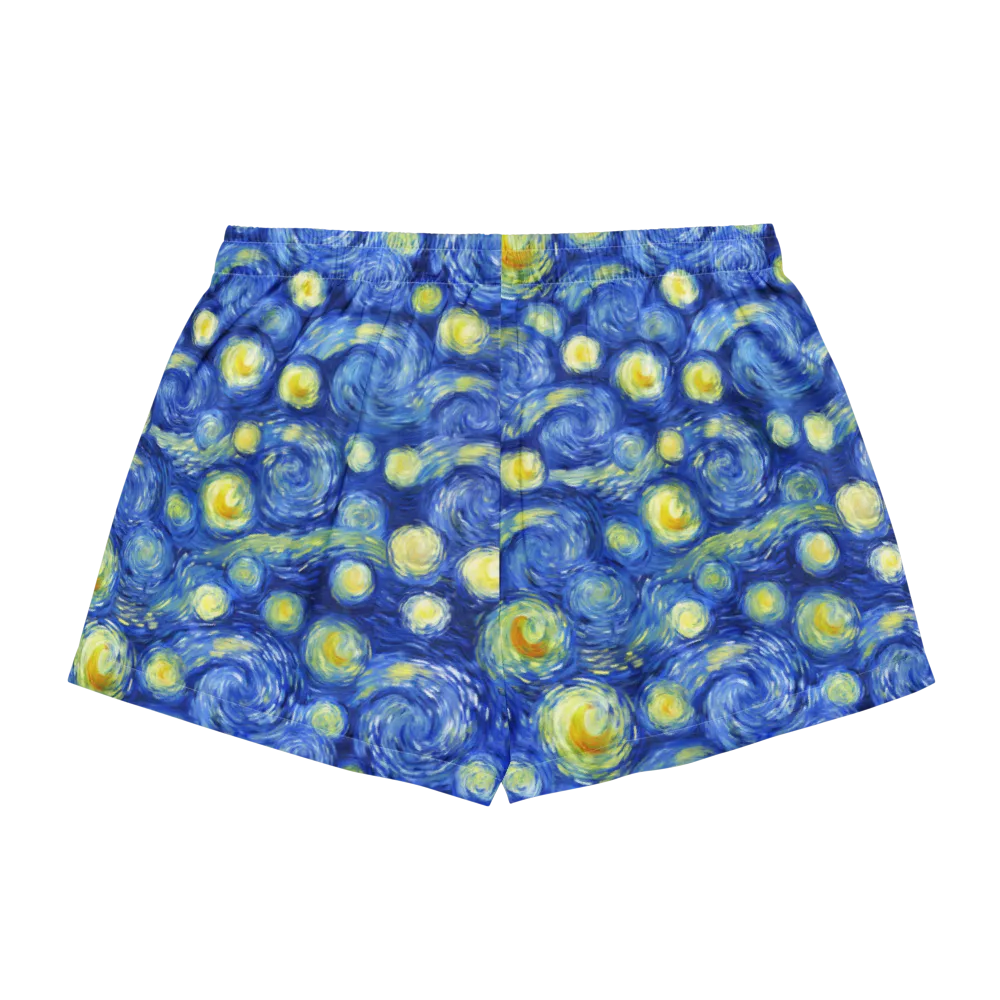 Cobalt Stardrift on Women's Pajama Shorts — Back