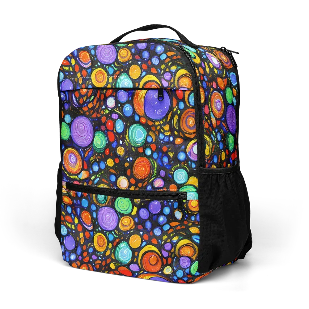Psychedelic Constellation on Utility Backpack — Left Front