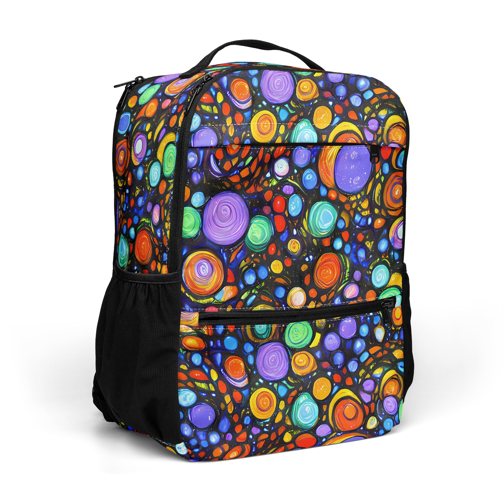 Psychedelic Constellation on Utility Backpack — Right Front
