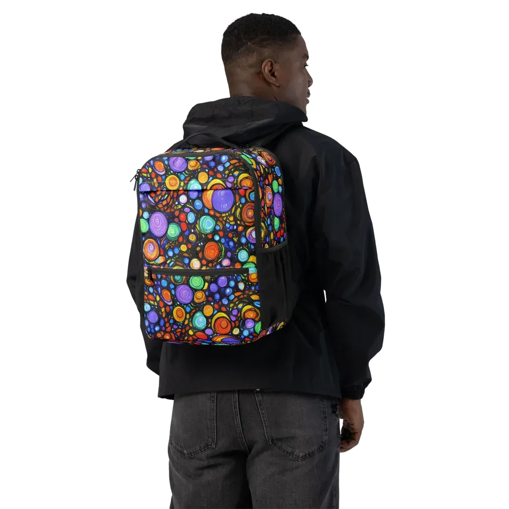 Psychedelic Constellation on Utility Backpack — Back