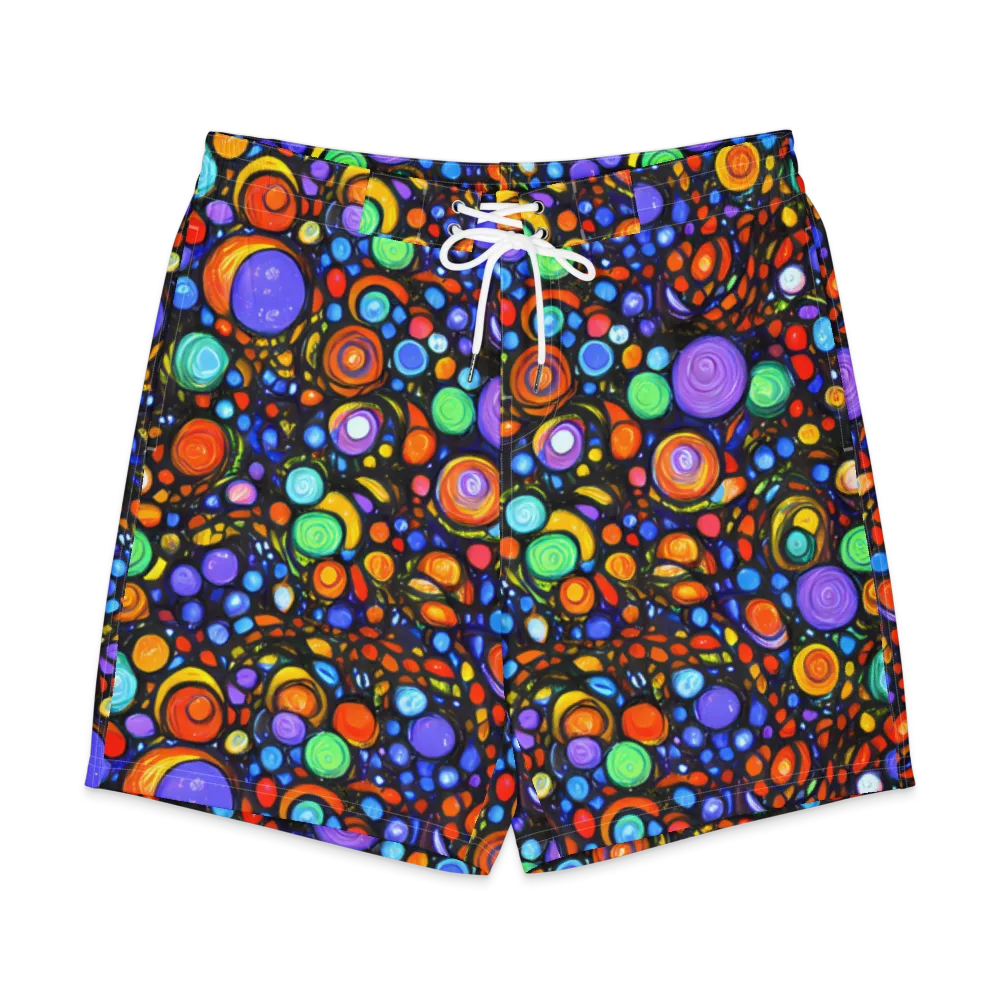 Psychedelic Constellation on Men's Board Shorts — Front