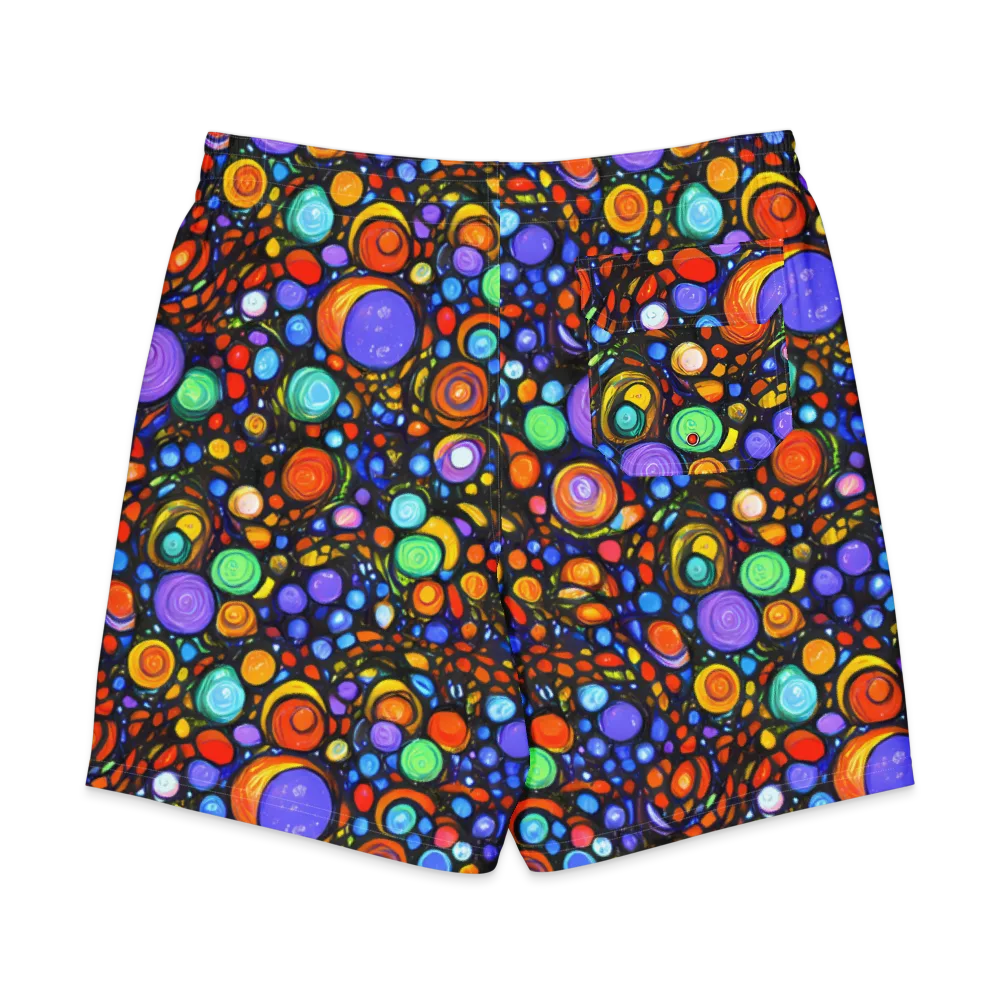 Psychedelic Constellation on Men's Board Shorts — Back