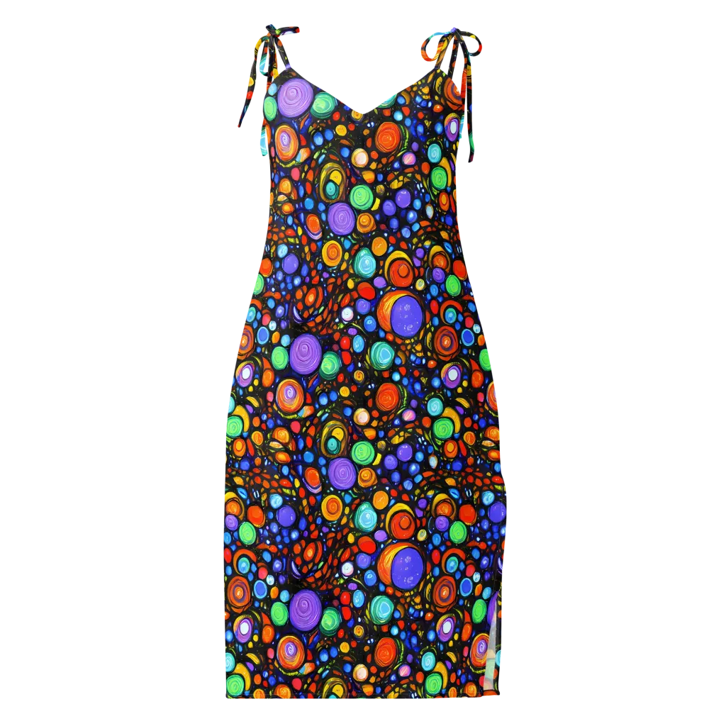 Psychedelic Constellation on Slip Dress — Front