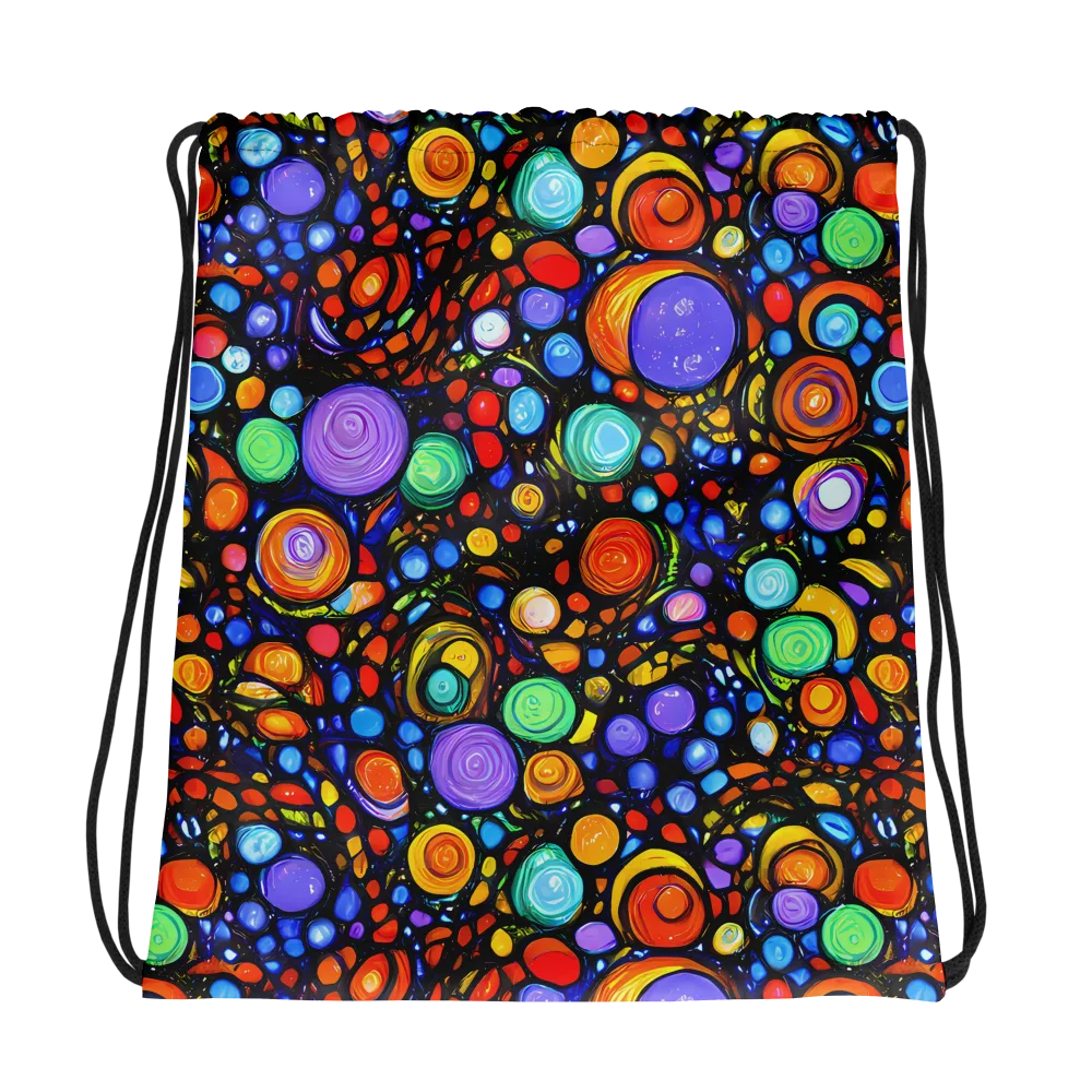 Psychedelic Constellation on Drawstring Bag — Photo