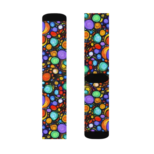 Psychedelic Constellation on a Socks