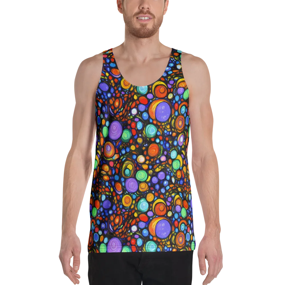 Psychedelic Constellation on Men's Tank Top — Front