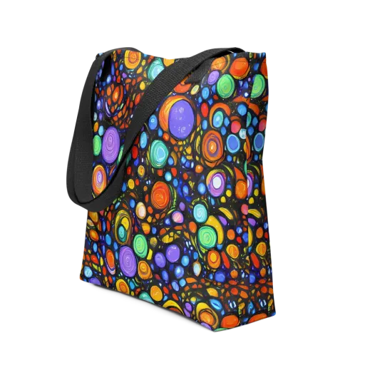 Psychedelic Constellation on a Tote Bag