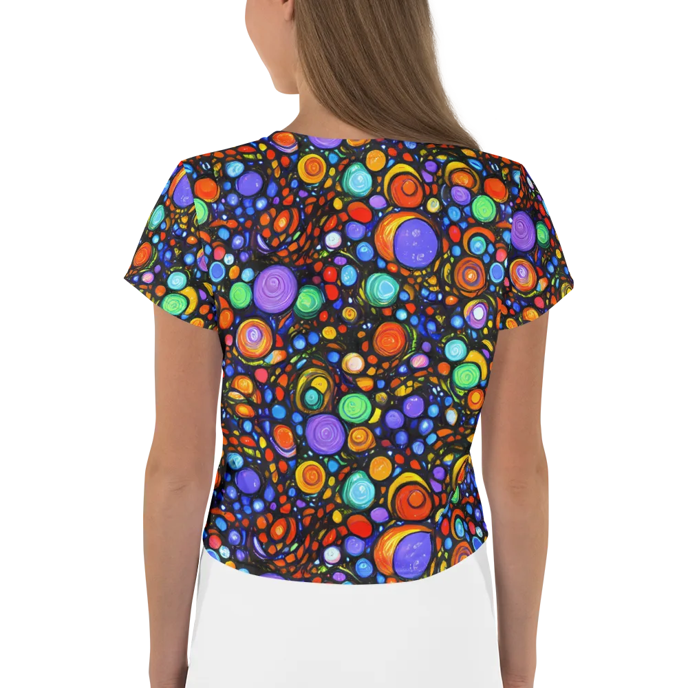 Psychedelic Constellation on Crop Tee — Back