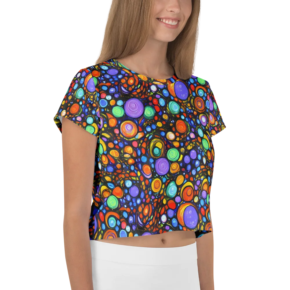 Psychedelic Constellation on Crop Tee — Right
