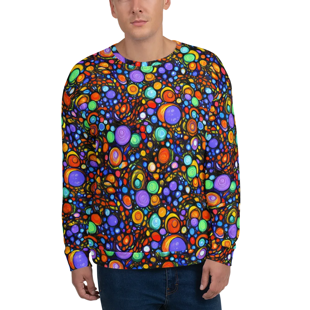 Psychedelic Constellation on Sweatshirt — Front