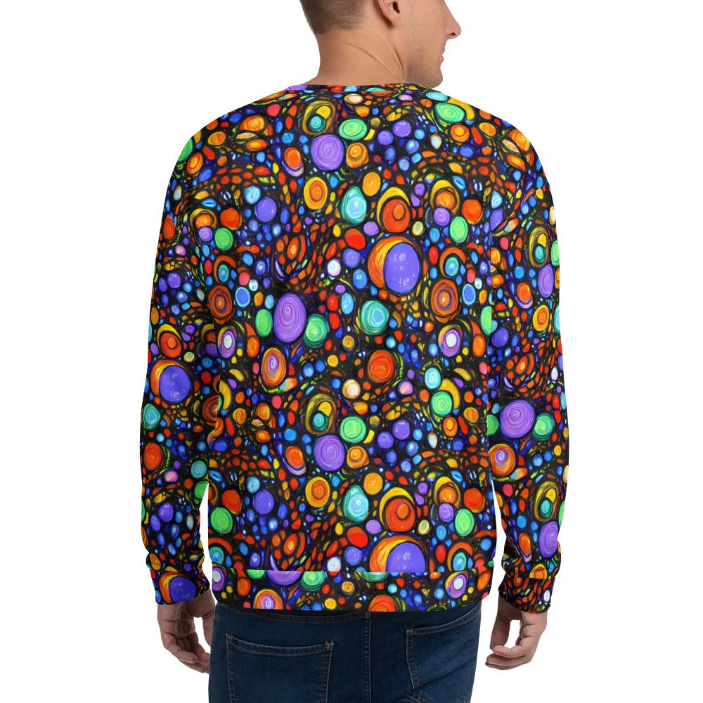 Psychedelic Constellation on Sweatshirt — Back
