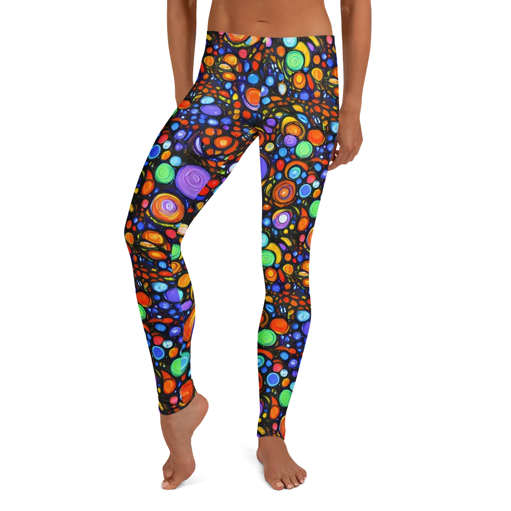 Psychedelic Constellation on Leggings — Front