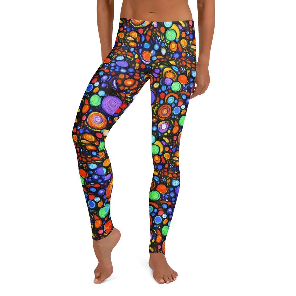 Psychedelic Constellation on Leggings — Front