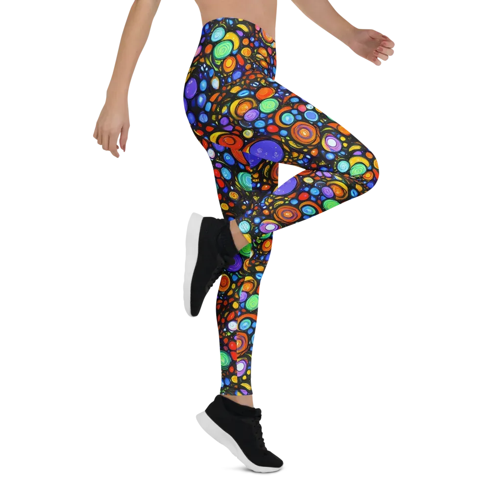 Psychedelic Constellation on Leggings — Right