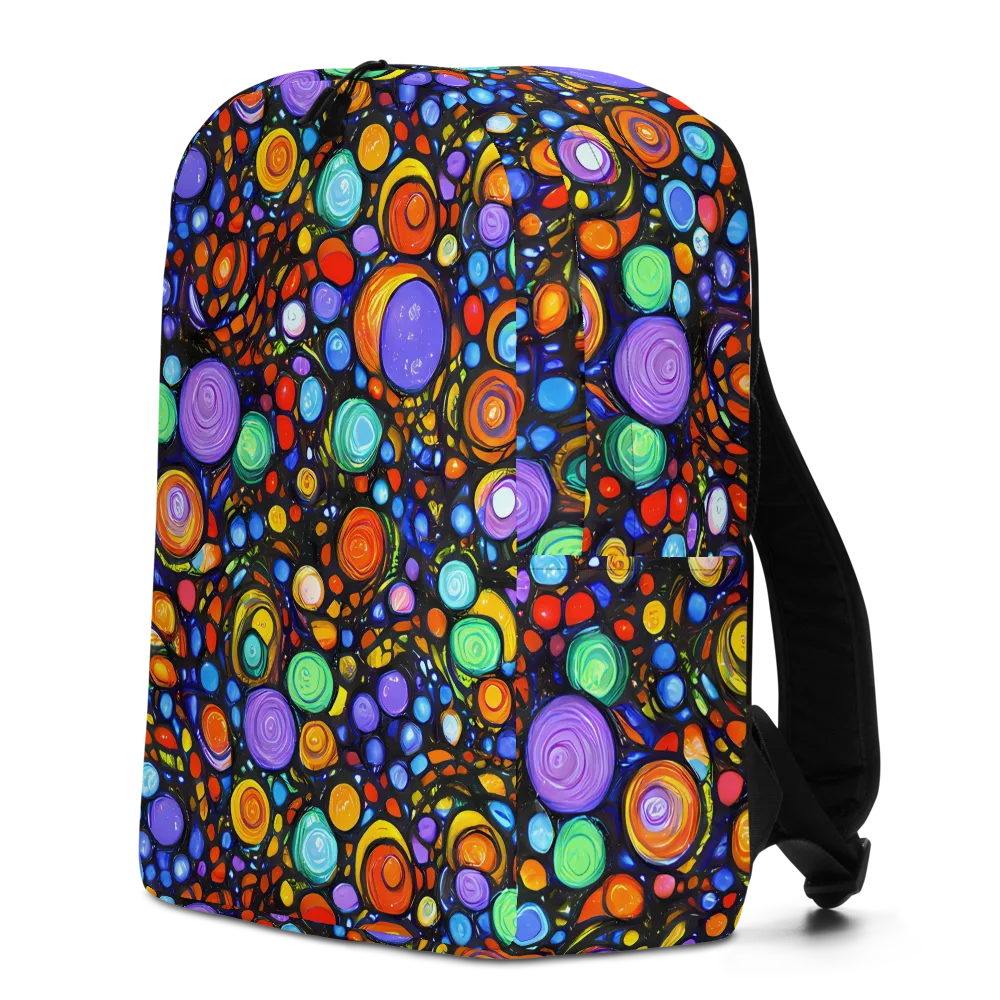 Psychedelic Constellation on Minimalist Backpack — Left